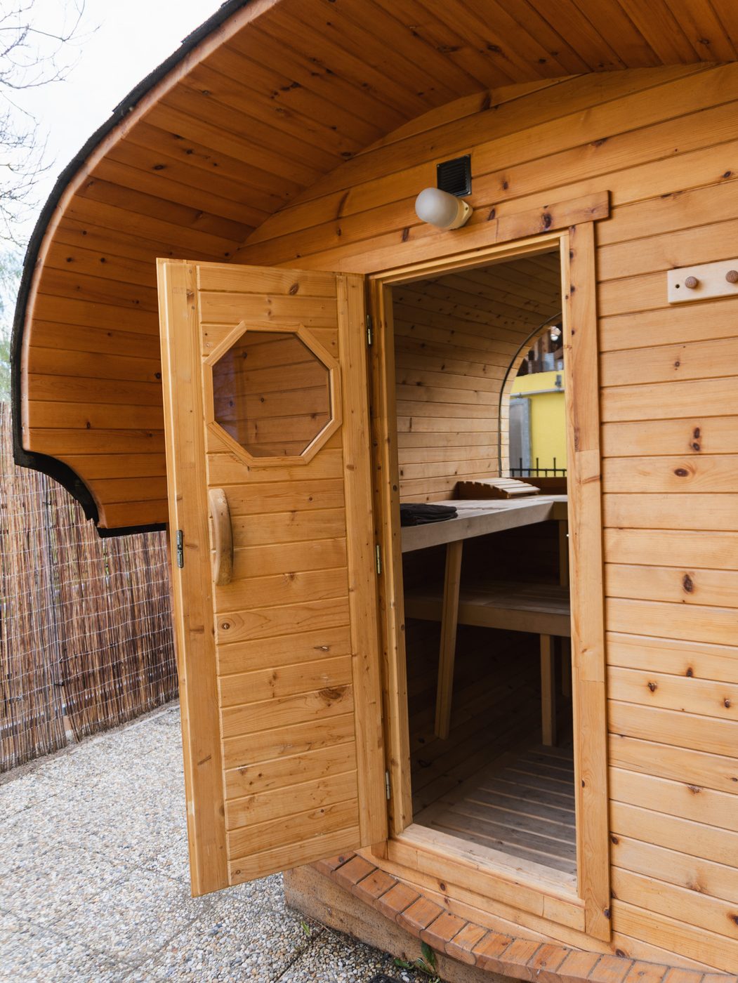 Finská sauna v sudu